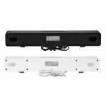 Edifier QS30 2.0 Soundbar 桌面電競喇叭 (白色) - RGB燈效，藍牙5.4